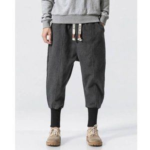 Kidoriman Kuko Harem Pants, NEW, small, dark grey